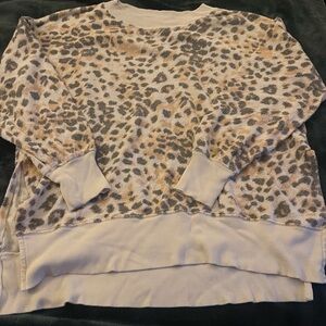 Aerie Leopard Print Women's Crewneck